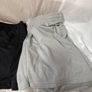 Black and Gray Mesh Shorts by BCG. Size XL